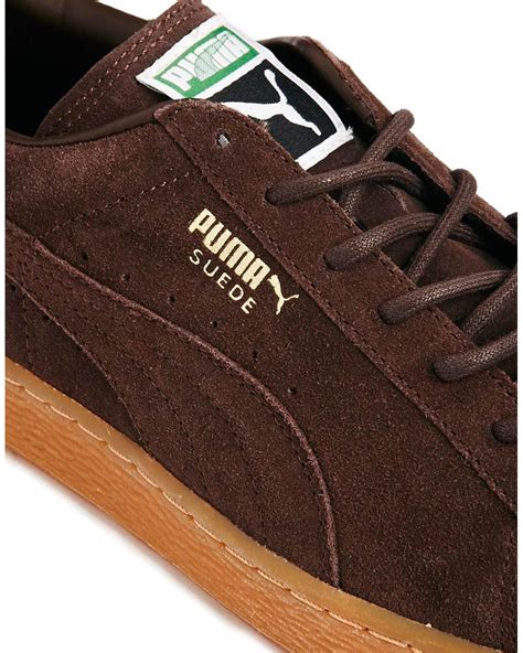 brown puma shoes for men.